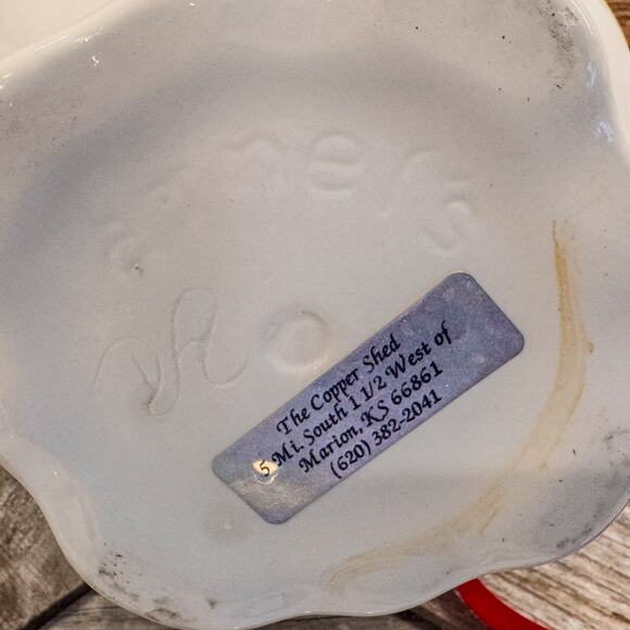 Vintage Arnel’s Victorian Style White Pottery Pitcher, Large, 10” x 10” - Picture 8 of 11